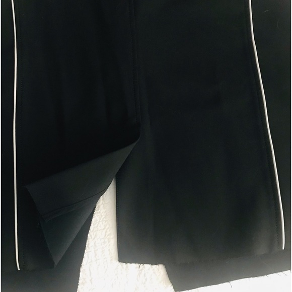 HELMUT LANG Origami Vest Wool Jersey Black Raw Edge Drape Size Large - Picture 8 of 13